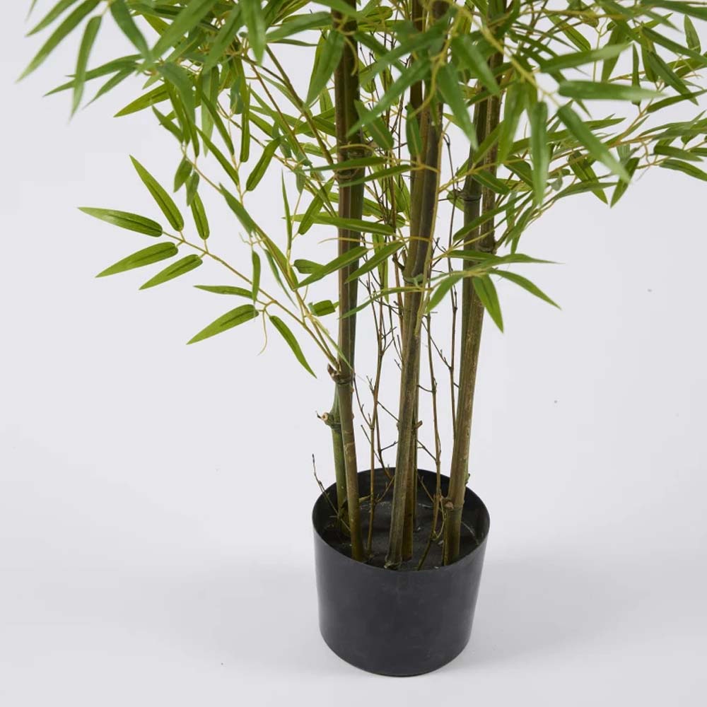 BAMBOO ARTIFICIALE CON VASO H150CM VERDE