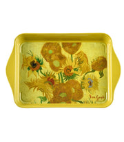 Vassoio individuale in metallo Girasoli di Van Gogh Giallo Peraga Christmas
