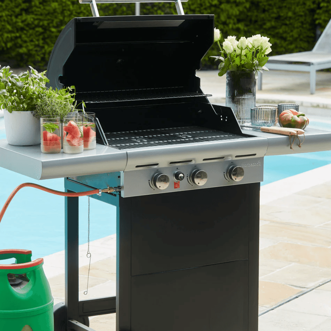 BARBECUE BBQ GAS 3 FUOCHI SPRING 3002 BARBECOOK