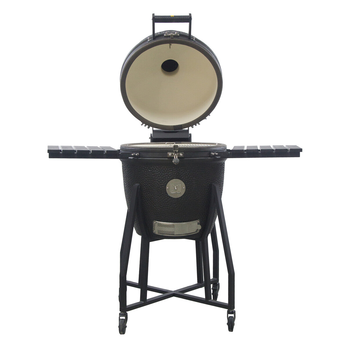 Barbecue a Carbone Ember Kamado Classic L Nero Opaco con Carrello GRLLR