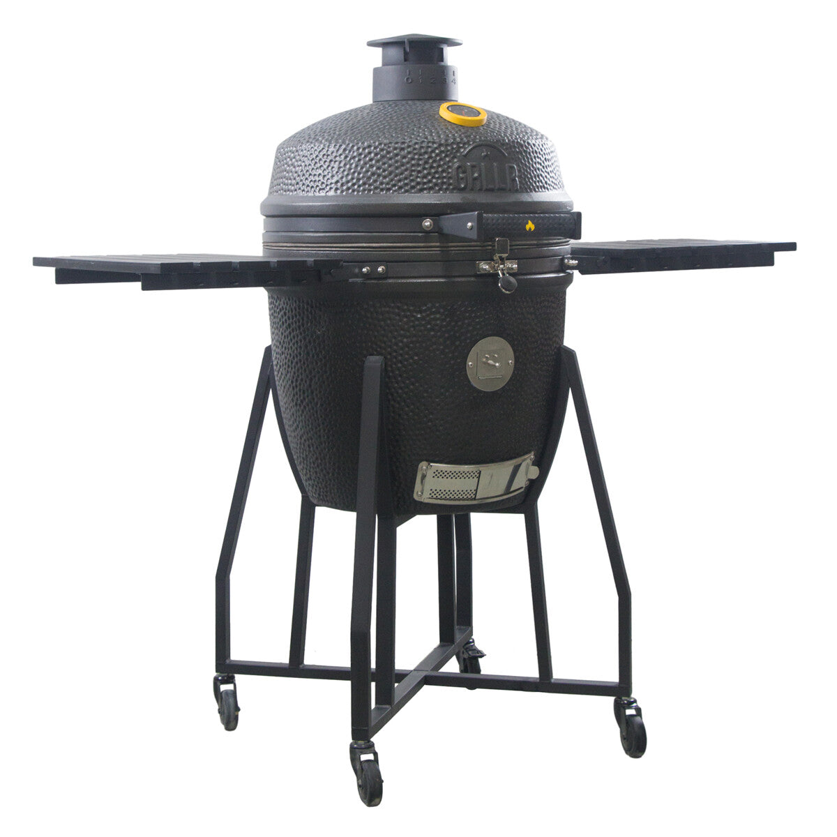 Barbecue a Carbone Ember Kamado Classic L Nero Opaco con Carrello GRLLR