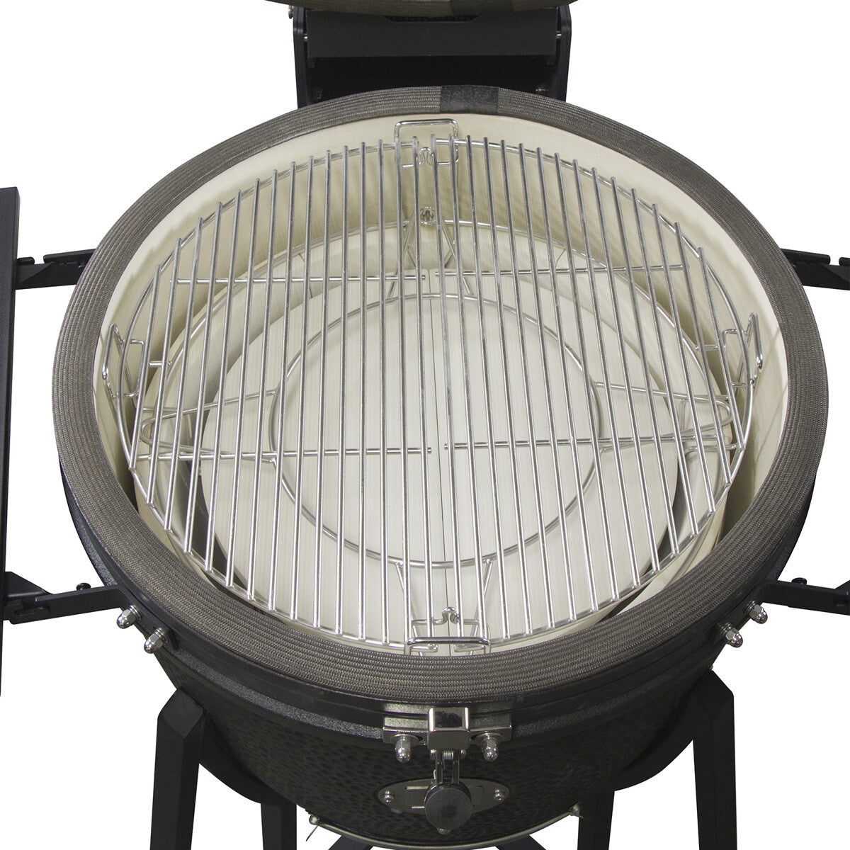 Barbecue a Carbone Ember Kamado Classic L Nero Opaco con Carrello GRLLR