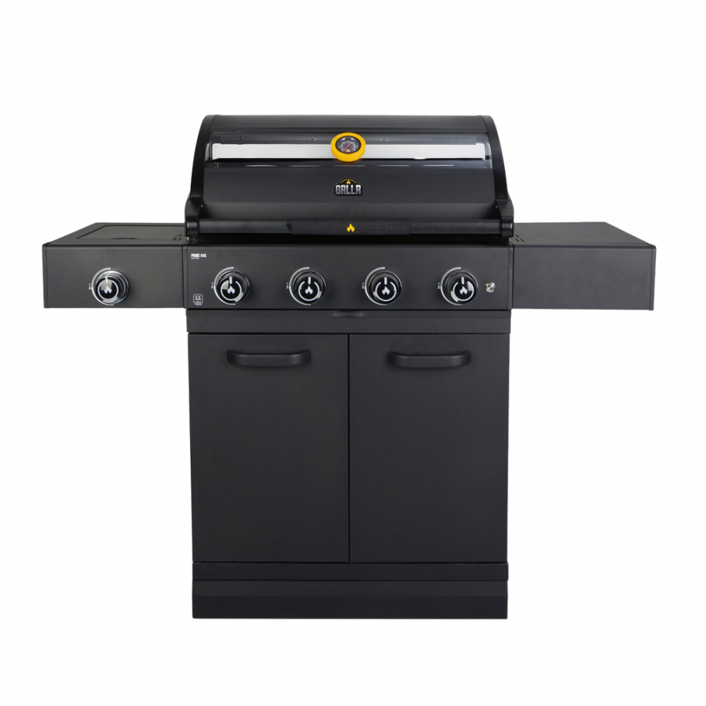 Barbecue a Gas Prime G4S 4 Fuochi 138x54x117.5 cm Nero GRLLR