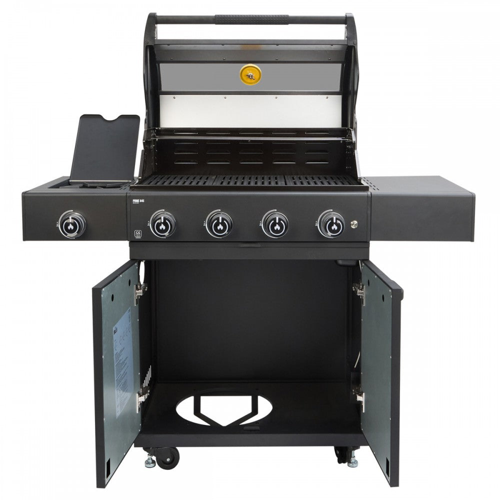 Barbecue a Gas Prime G4S 4 Fuochi 138x54x117.5 cm Nero GRLLR