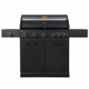 Barbecue a Gas Prime G5S 5 Fuochi 62kg Nero GRLLR