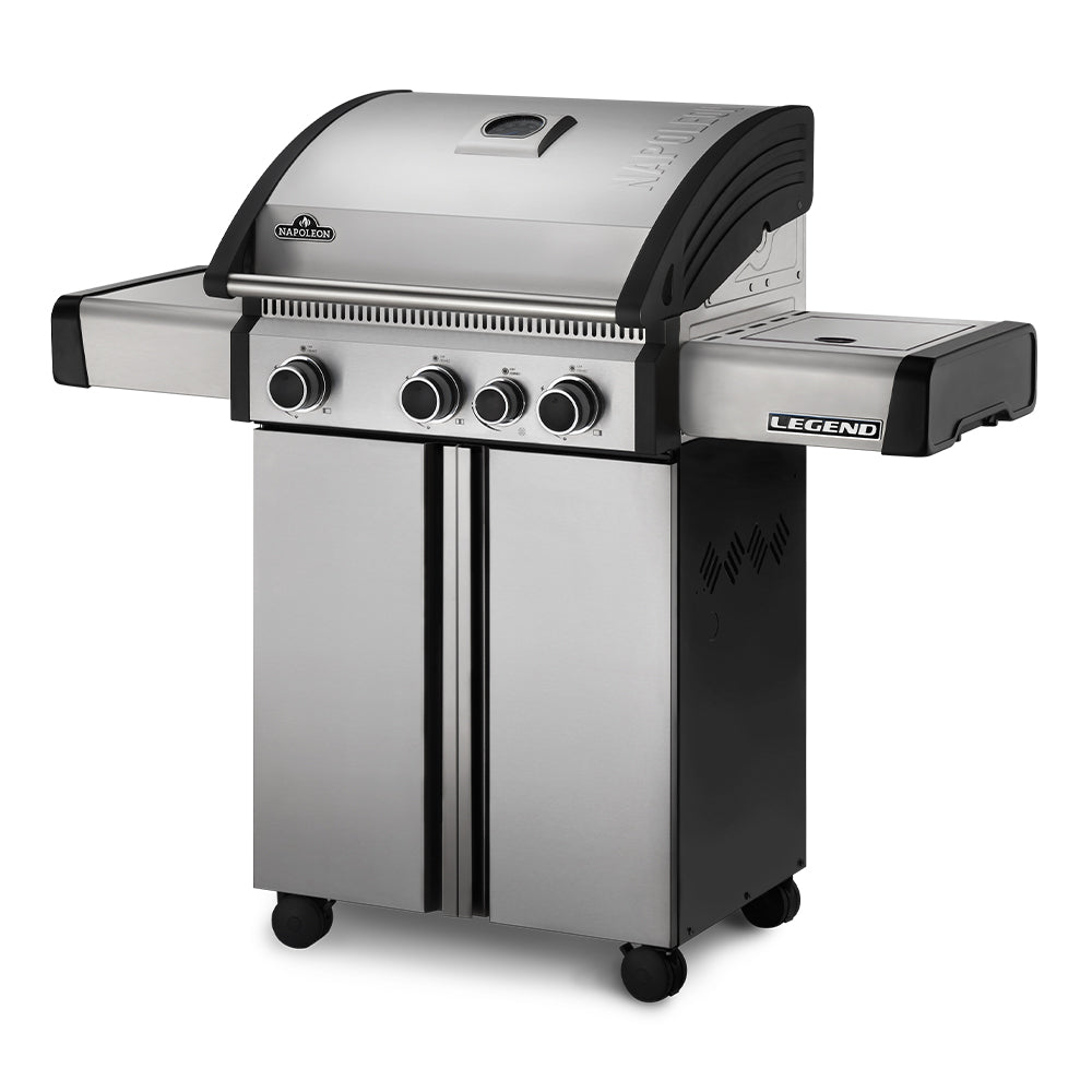 BARBECUE A GAS LEGEND 410 CON 3 BRUCIATORI E 1 FORNELLO 14,4 KW