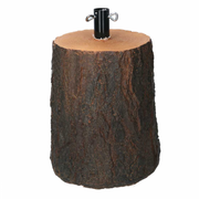 BASE PER ALBERO, TRONCO IN RESINA, Ø22X30CM, MARRONE