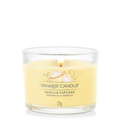 CANDELA VOTIVE IN VETRO SINGOLA VANILLA CUPCAKE