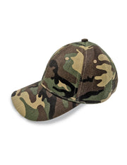 BATCAP: CAPPELLINO DA BASEBALL CON LUCE LED RICARICABILE. VERDE CAMOUFLAGE MILITARE