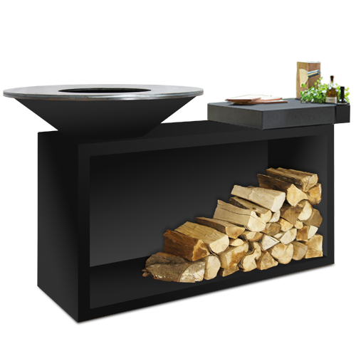 BARBECUE OFYR ISLAND CERAMIC BLACK OIB-85-CD