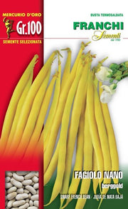 BUSTA SEMI DI FAGIOLO NANO BERGGOLD 100 GR