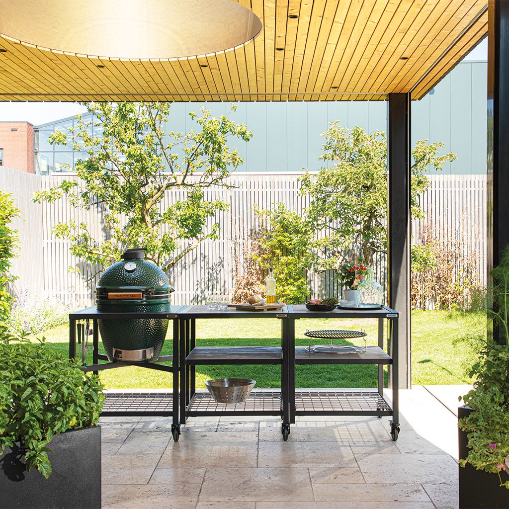 Offerta Barbecue Big Green Egg Large D 46 CM Verde con accessori