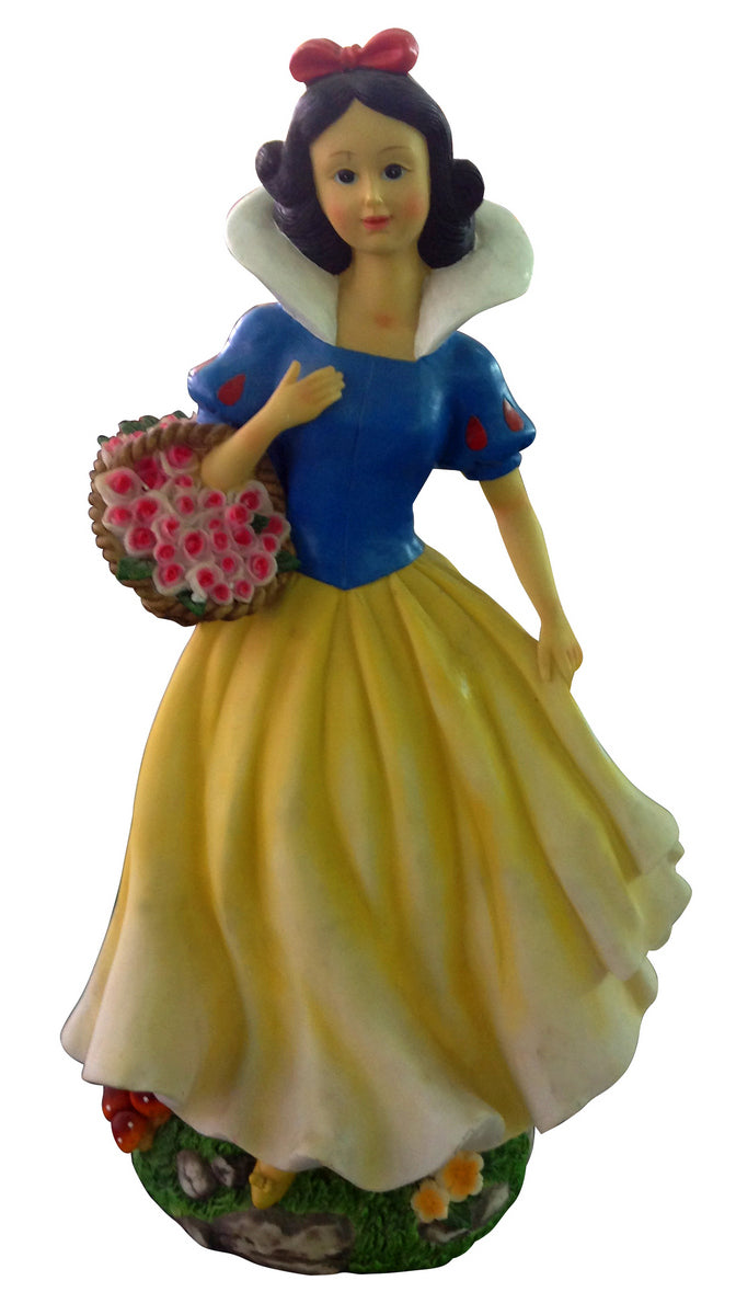 STATUINA DA GIARDINO BIANCANEVE 24,5X17X44 CM