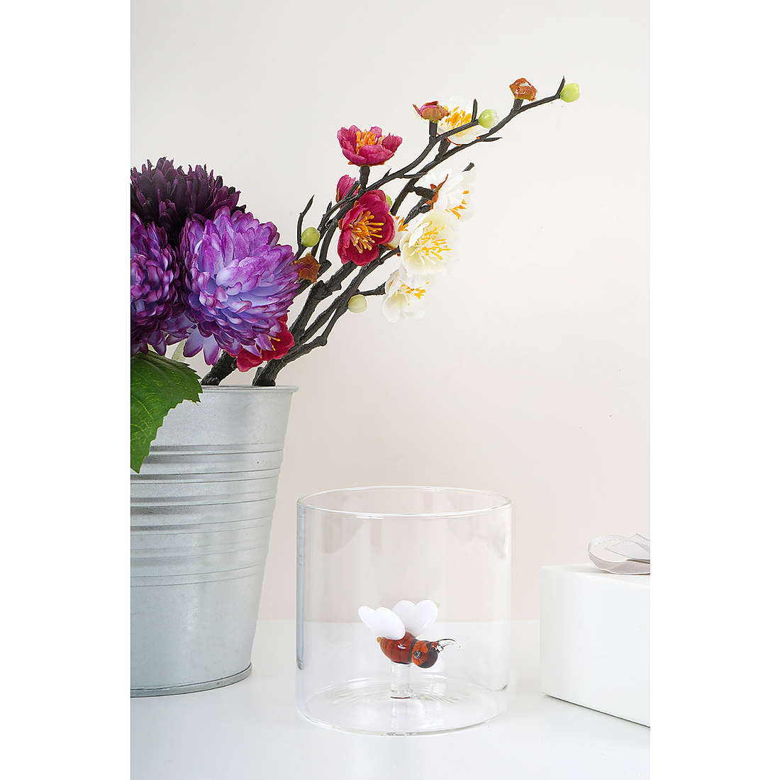 BICCHIERE DA ACQUA APE 250ML IN VETRO SOFFIATO