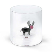 BICCHIERE IN VETRO BOROSILICATO 250ML ASINO