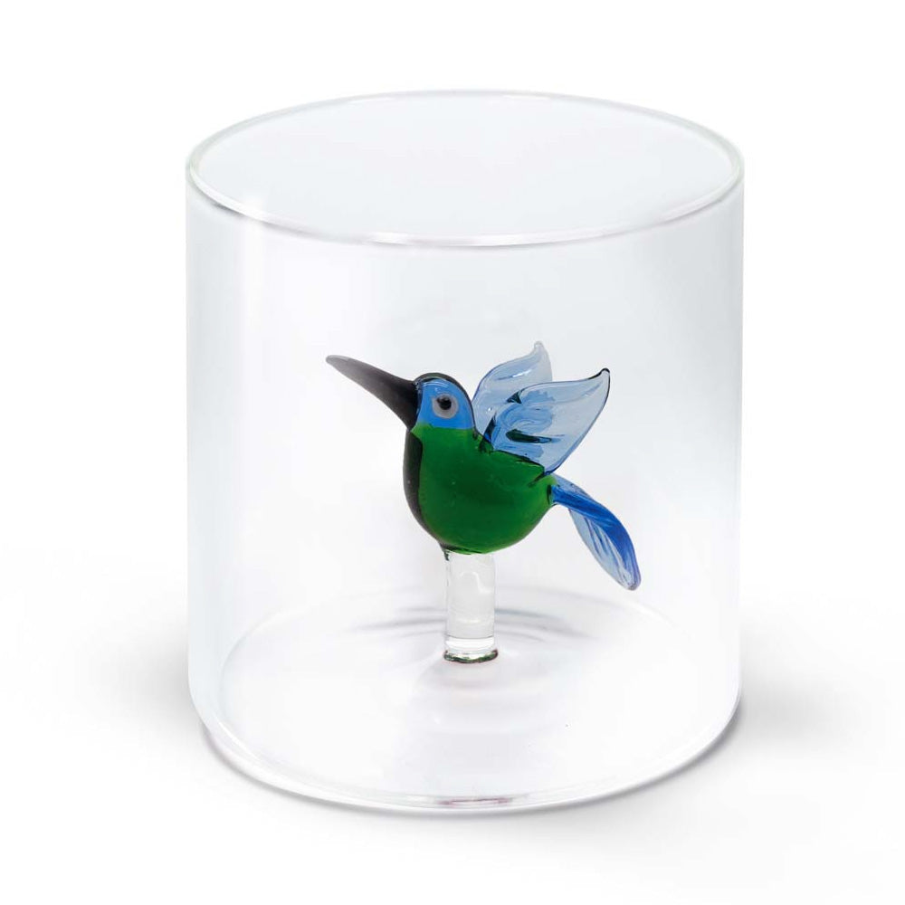 BICCHIERE IN VETRO BOROSILICATO 250ML COLIBRI