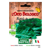 SEMI BIO BIETOLA DA COSTA LISCIA VERDE DA TAGLIO ORTO BIOLOGICO SEMENTI DOTTO