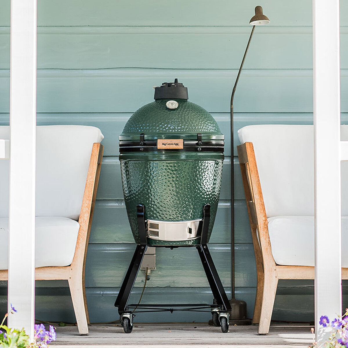 Offerta Barbecue Big Green Egg Large D 46 CM Verde con accessori