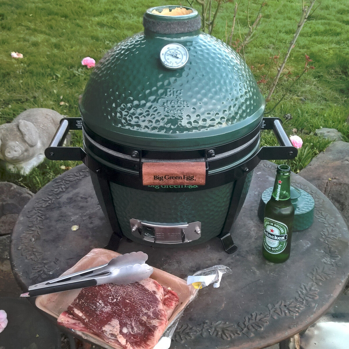 Barbecue a Carbonella Big green Egg Minimax D 33 CM Verde Big Green Egg