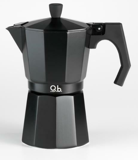 CAFFETTIERA ALLUMINIO 6 TAZZE Q.B BLACK CODE