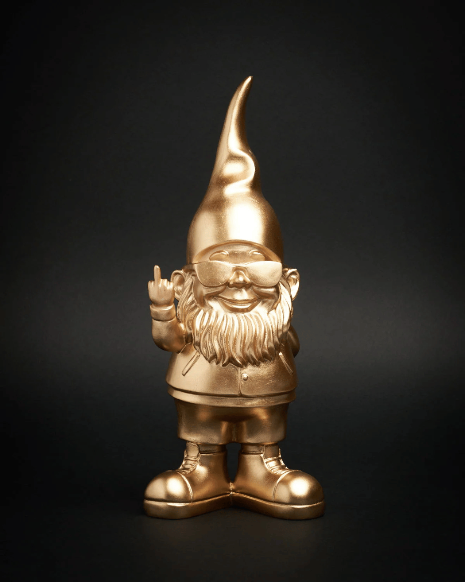 STATUETTA BERNARDO GOLD 29 CM