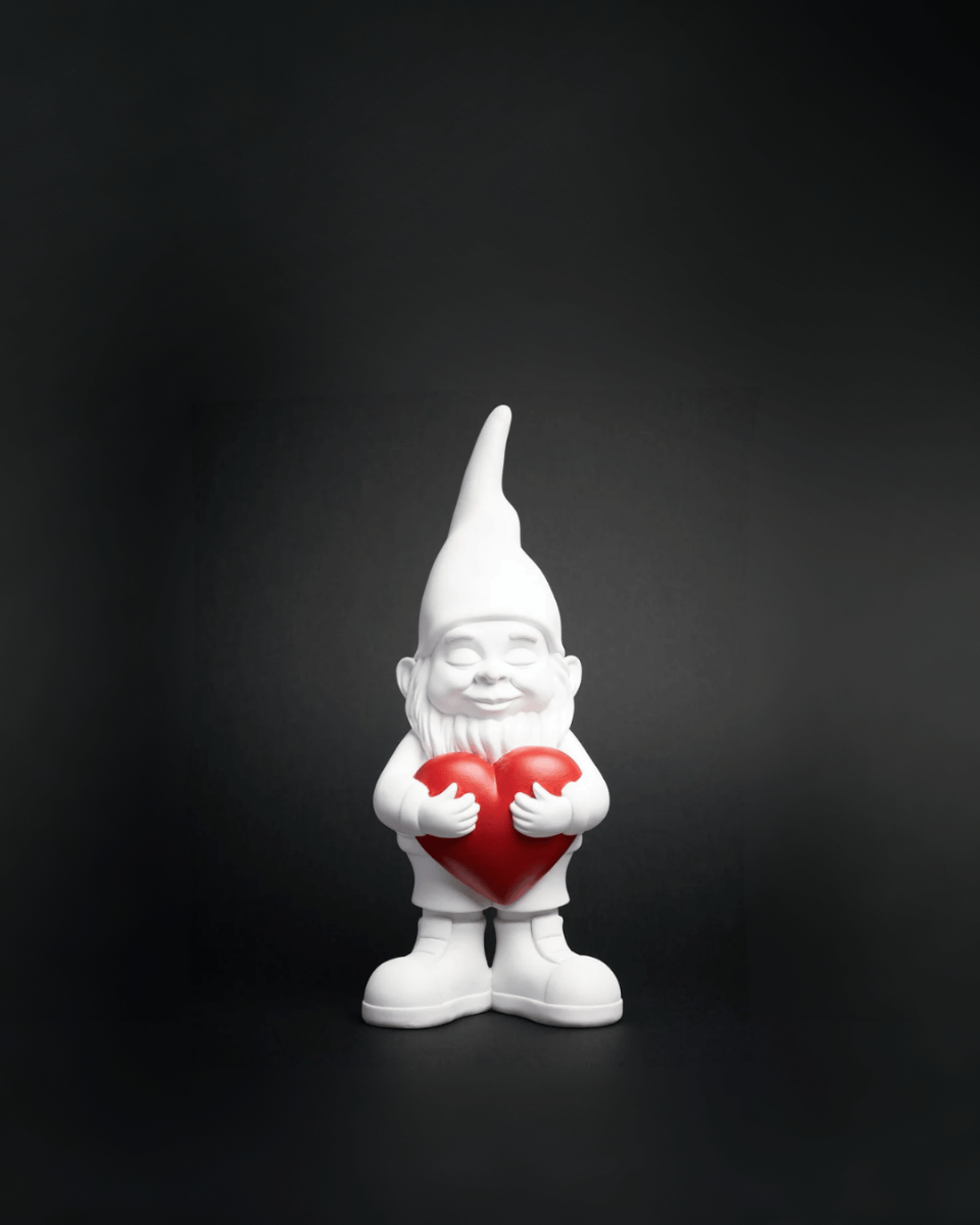 STATUETTA LOVER WHITE 12 CM