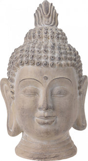 TESTA BUDDHA 26X25X41 BIANCO