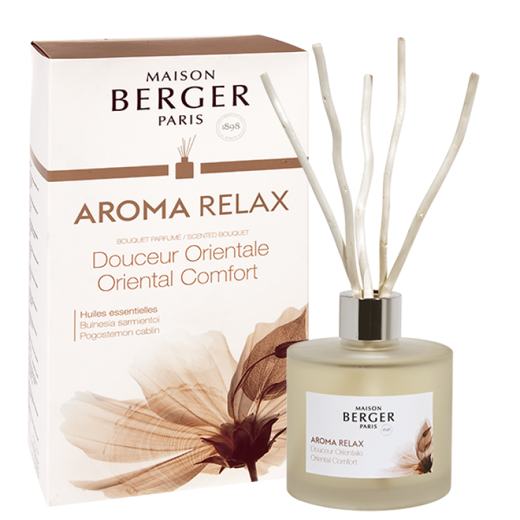 BOUQUET PARFUMÈ AROMA RELAX DOUCEUR ORIENTALE LAMPE BERGER