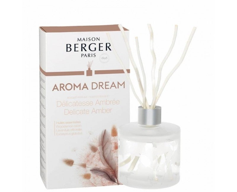 BOUQUET PARFUMÈ AROMA DREAM DÈLICATESSE AMBRÈE LAMPE BERGER