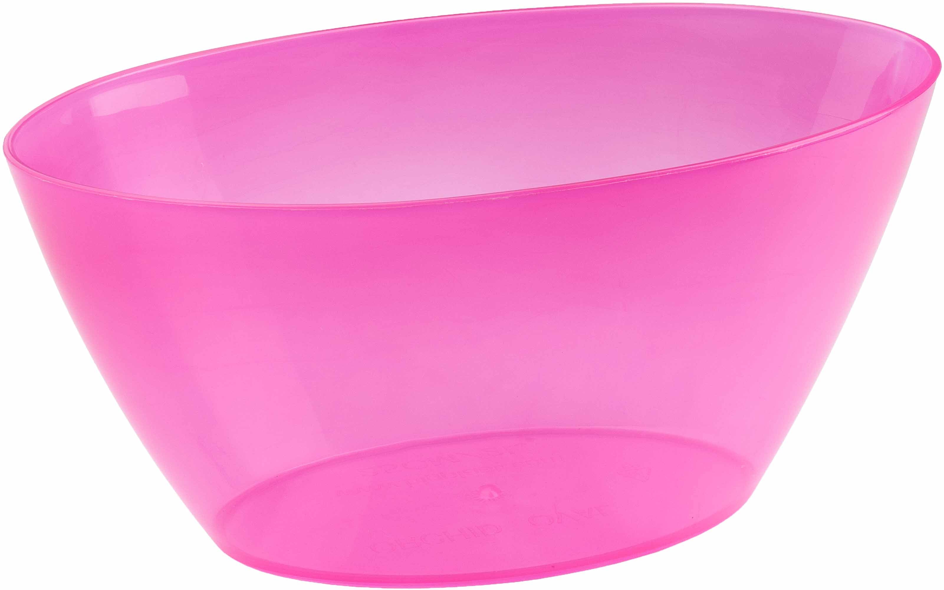 Vase ovale en cristal clair 25 cm, couleur au choix