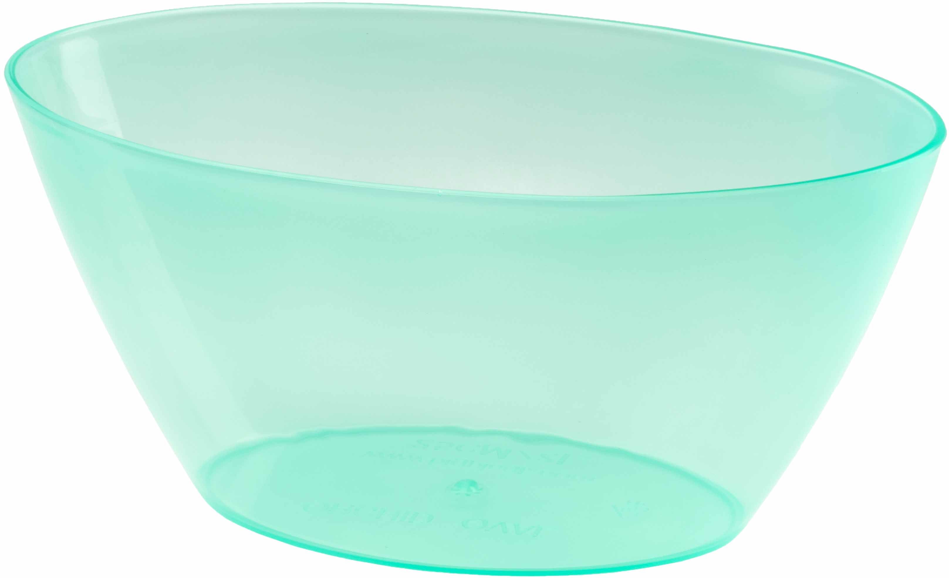 Vase ovale en cristal clair 25 cm, couleur au choix