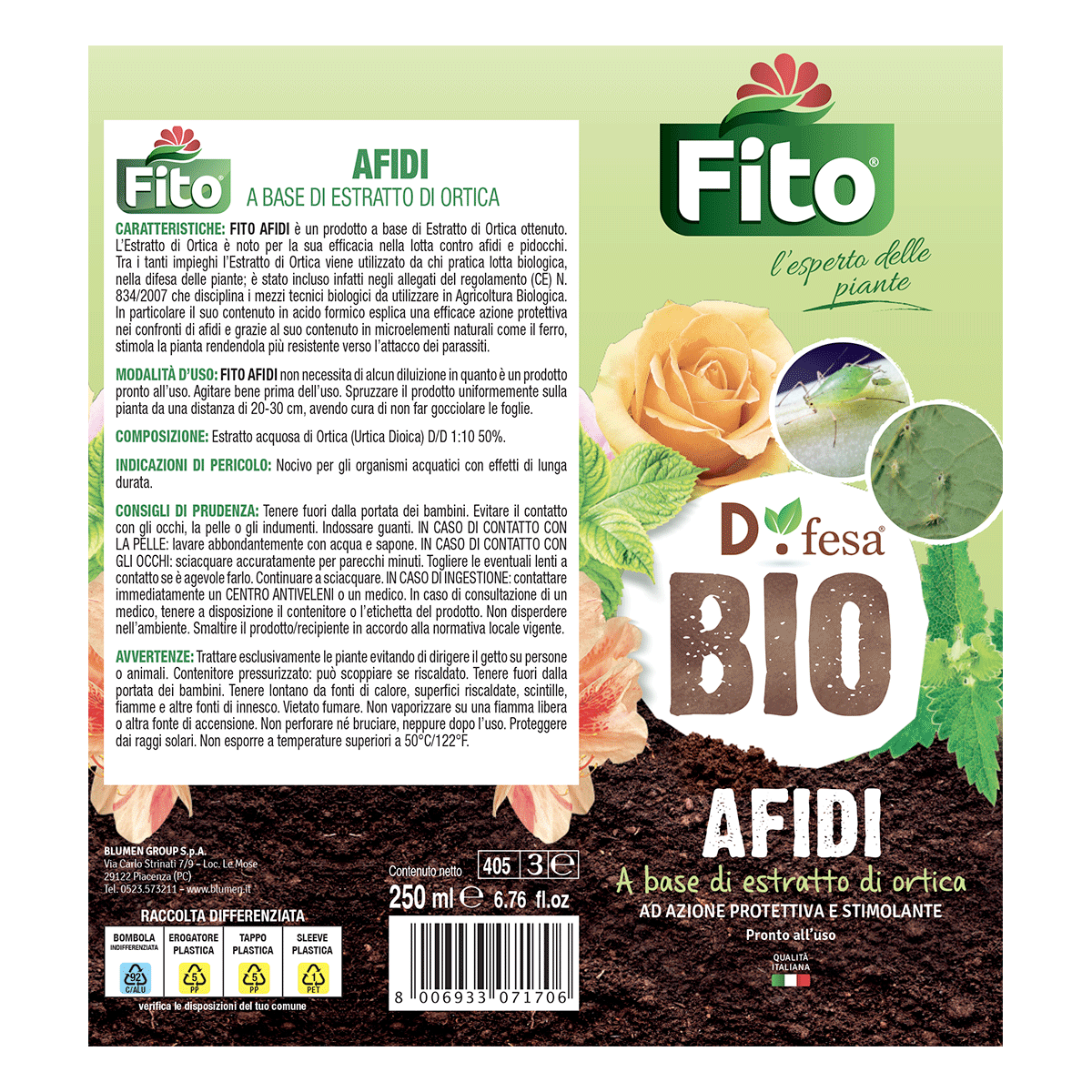 FITO AFIDI SPRAY NO GAS 250ML