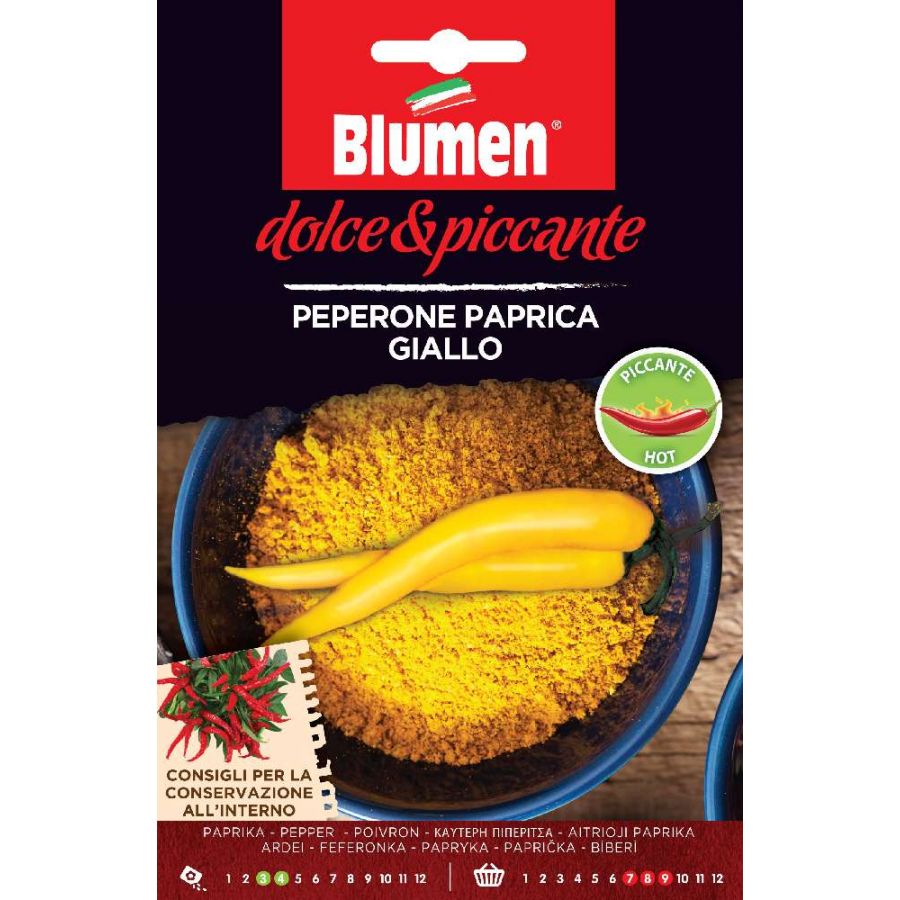 SEMI DI PEPERONE PICCANTE PAPRICA GIALLO