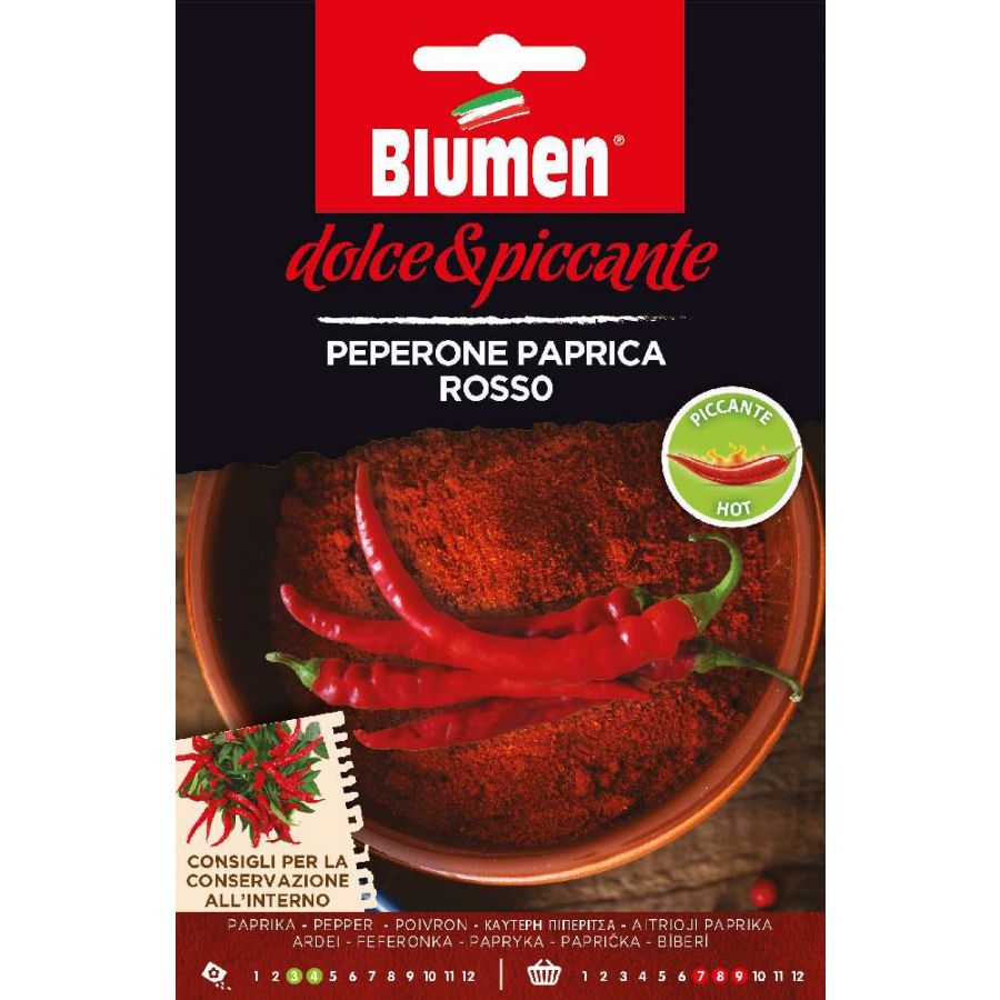 SEMI DI PEPERONE PICCANTE PAPRICA ROSSO