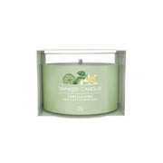 CANDELA VOTIVE IN VETRO SINGOLA VANILLA LIME