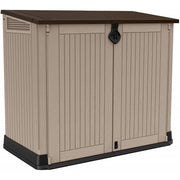 BOX STORE IT OUT MIDI NEW - BAULE CONTENITORE PORTA ATTREZZI DA ESTERNO 130X74X110 CM 845 LT BEIGE