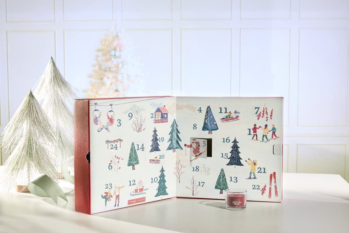 YANKEE CANDLE Calendario dell’Avvento libro per amanti delle fragranze