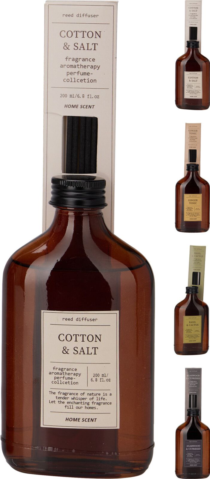 Diffusore di Profumo per Ambienti con Bastoncini - 200 ml assortito