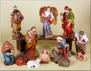 NATIVITÀ IN RESINA 20CM 11 STATUETTE