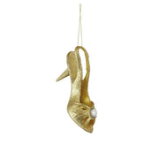 House of Seasons Decorazione natalizia scarpa 12 cm, oro