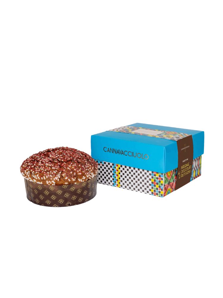Cannavacciuolo Panettone Integrale Cioccolato e Frutti Rossi 750g