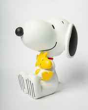 BLOGO Statuetta Snoopy Woodstock Bianco 14,3xH25cm