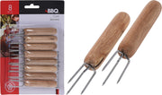 SET 8PZ SPIEDINI PER PANNOCCHIE PER BARBECUE