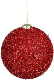 Mica Decorations Pallina di Natale in plastica D15 cm, rosso