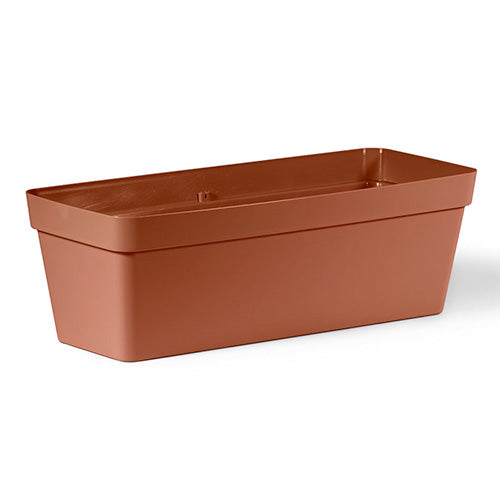 FIORIERA CASSETTA CLEO CON SUPPORTO 60CM COLOR TERRACOTTA