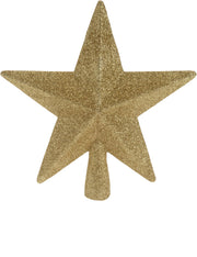 PUNTALE STELLA ORO GLITTER 19CM