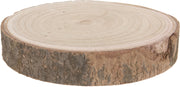 DISCO IN LEGNO NATURALE, 23/28CM