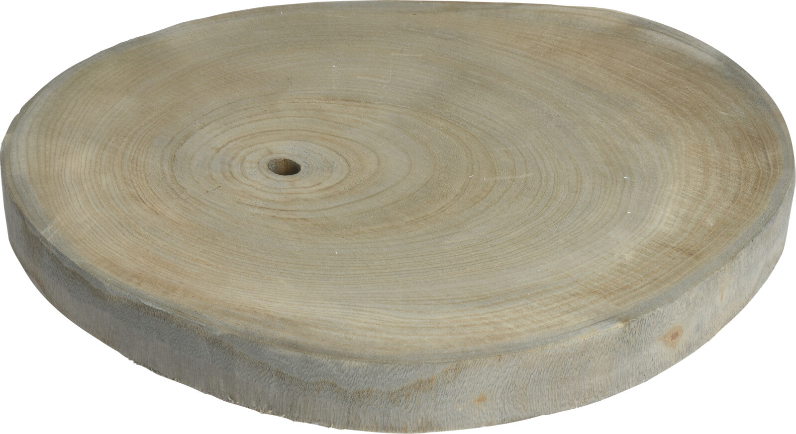DISCO DECORATIVO IN LEGNO GRIGIO 50CM