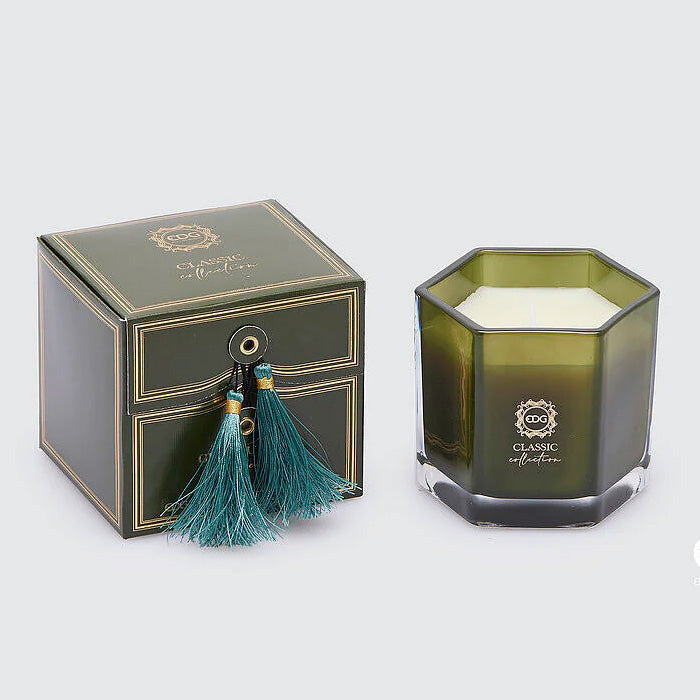 CANDELA COLLEZIONE CLASSICA Ø8.5XH8.5CM FRAGRANZA VERDE UTOPIA