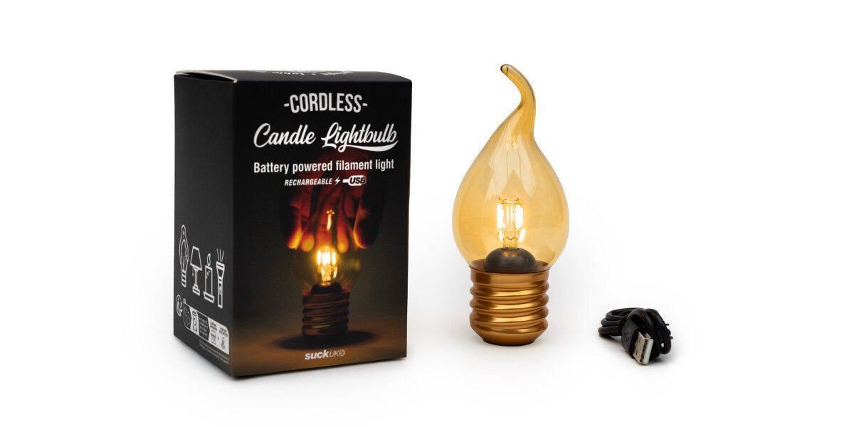 LAMPADINA A CANDELA - SENZA FILI